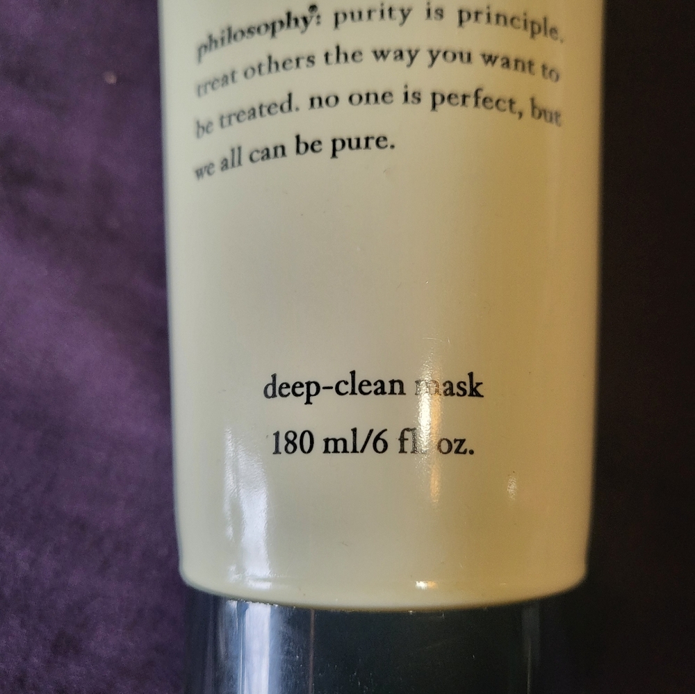 Philosophy Purity Made Simple Mask deep clean mask 6 oz - Picture 2 of 3